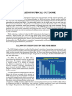 The Nation'S Fiscal Outlook: Balancing The Budget in The Near-Term