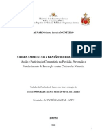 Trabalho Conclusão Curso - GCC - Crises Ambientais e Gestão Risco