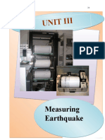 Unit Iii: Measuring Earthquake