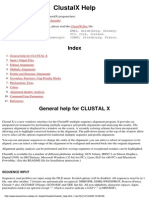 Manual ClustalX PDF