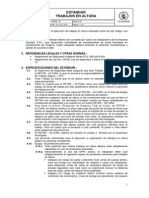 Estandar para Trabajos en Altura