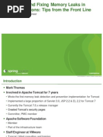 Diagnosing and Fixing Memory Leaks in Web Applications: Tips From The Front Line