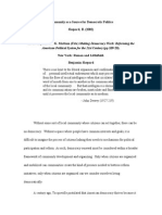 Community As A Source For Democratic Politics Shepard, B. (2002)