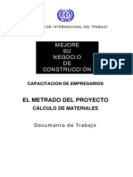 Mesunco Popular Metrado Del Proyecto