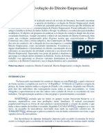 História e Evolução Do Direito Empresarial