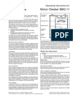 Motor Checker EMC-11: Operating Principle