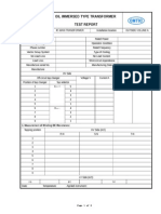 Oil Immersed Type Transformer Test Report: 1.nameplate