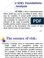 Chapter 6 (8) : Foundations of Risk Analysis