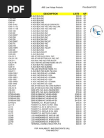 ABB Price Book 78