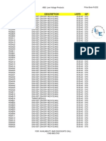 ABB Price Book 743