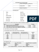 AL International Site Inspection AND Test Record: Page 1 of 2