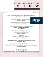 (1993) André Gunder Frank. Latin America at The Margin of World System History (In: Comparative Civilizations Review N° 28, Spring, Pp. 1-40)