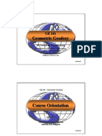 Geometric Geodesy Geometric Geodesy