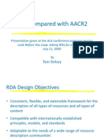 RDA Differences