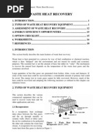 Chapter-Waste Heat Recovery