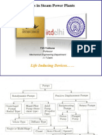 Pumps in Steam Power Plants