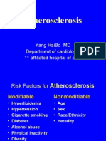 Atherosclerosis: Yang Haibo MD Department of Cardiology, 1 Affiliated Hospital of Zzu