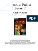 Arcania Fall of Setarrif Game GUIDE