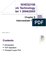 WXES2106 Network Technology Semester 1 2004/2005: Intermediate TCP