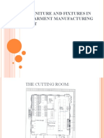 Furniture and Fixtures in A Garment Manufacturing Unit