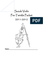 Suzuki Violin Pre-Twinkle Packet 2011-2012: Name