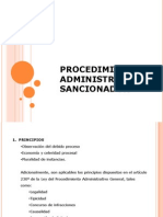 Procedimiento Administrativo Sancionador