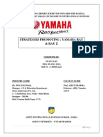 Internship Report of YAMAHA