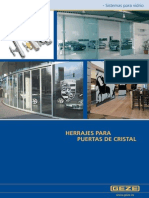 Catalogo Herrajes para Puertas de Cristal