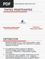 Tintes Penetrantes