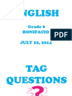 Tag Questions - DO, Does, DId