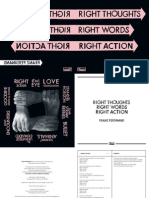 Digital Booklet - Right Thoughts, Right Words, Right Action