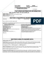 Scale Gone MSDS