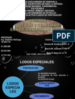 Presentación de Aditivos y Reactivos en Los Sistemas de Lodos