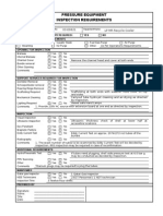 Pressure Equipment Inspection Requirements: Train3 - Unit 06 03-E0621 LP MR Recycle Cooler