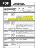 Pressure Equipment Inspection Requirements: Train-2 Unit-92 02-E9201 Condensate Flash Drum Condenser