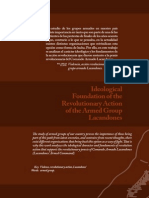 Fundamento Ideológico de La Acción Revolucionaria Del Grupo Lacandones - Guadalupe Santiago Quijada y Jorge Balderas Domínguez.