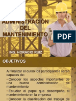 Administración Del Mantenimiento (PRESENTACION)