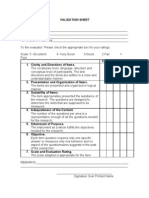 Validation Sheet-Nursing Research 