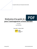 Réalisation D'un Guide de Solutions Pour L'aménagement Urbain Durable