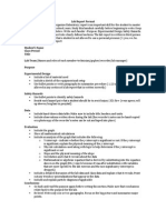 Lab Report Format