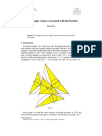 Some Triangle Centers Associated With The Excircles