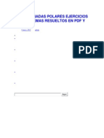 Coordenadas Polares Ejercicios y Problemas Resueltos en PDF y Videos