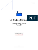 IDesign C# Coding Standard 2.4