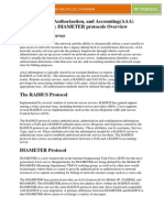 AAA Serives & Radius Diameter Protocol Overview