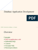 Database Application Development: CSC343 - Introduction To Databases - A. Vaisman 1