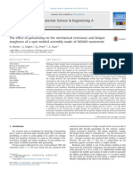 The Effect of Galvanizing On The Mechanical Resistance and Fatigue Toughness of A Spot Welded Assembly Made of AISI410 Martensite