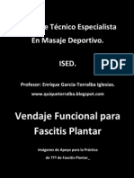 Vendaje Funcional Fascitis Plantar.