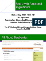 Ordinary Foods With Functional Ingredients: Heli J. Roy, PHD, Mba, RD Lsu Agcenter Pennington Biomedical Research Center