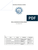 Infosys Case Analysis