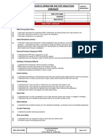 Driver & Operator HSE Induction Checklist - (OML-HSE-CK-3001)